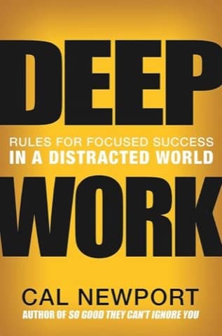 Cover of Deep Work by Cal Newport